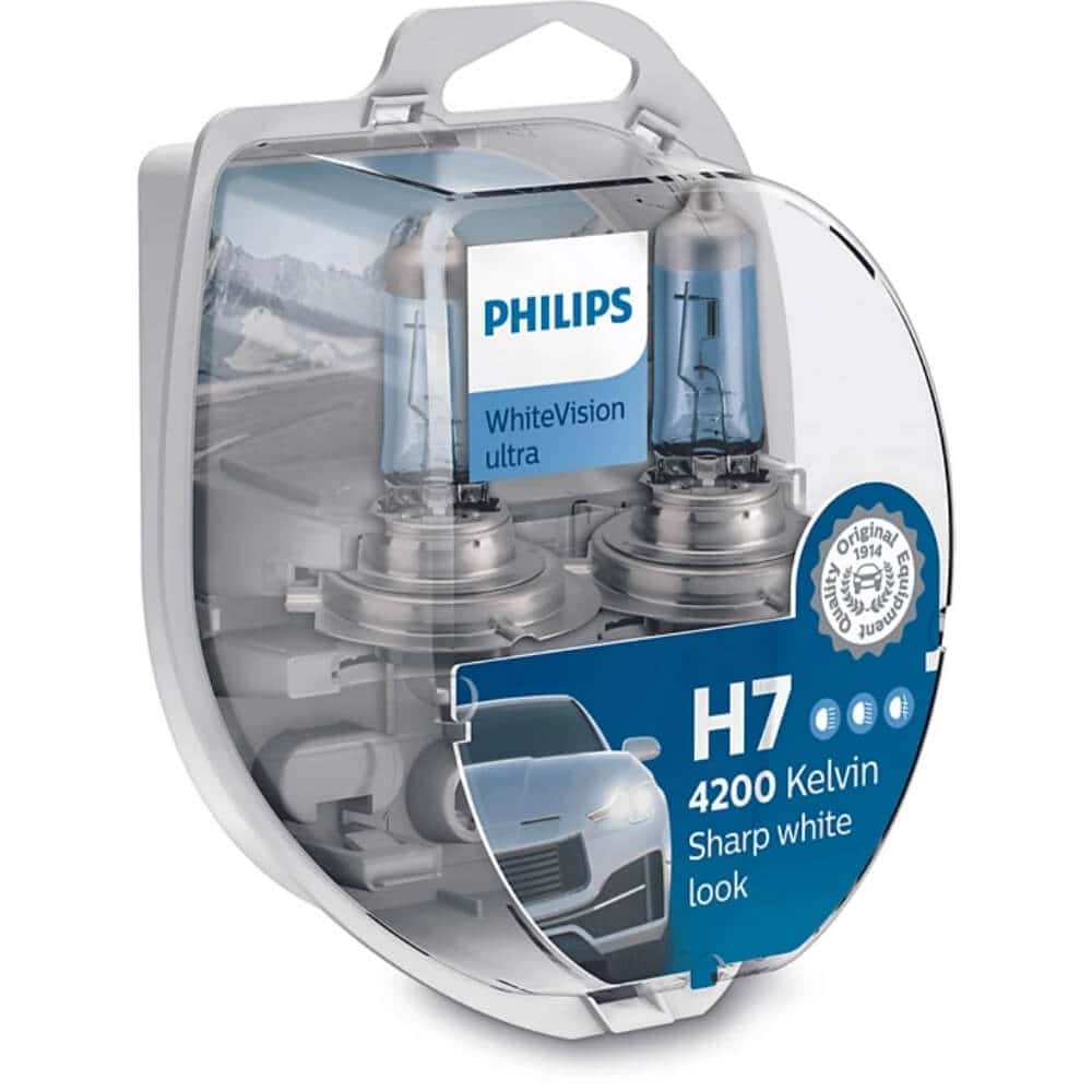 Philips Bulbs H7  55W White Vision