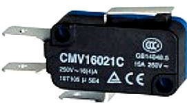 250V 16A Short Shank Limit Switch